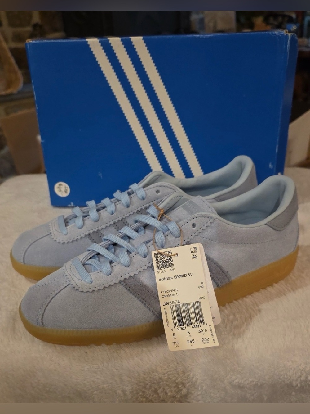 ADIDAS BRMD SHOES in Clear Sky Tactical Blue💙 - Picture 9 of 10